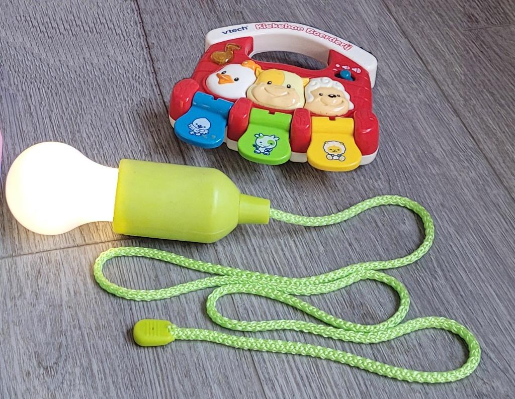 Vtech Kiekeboe Boerderij + Lamp met koord, Kinderen en Baby's, Ophalen of Verzenden, Zo goed als nieuw