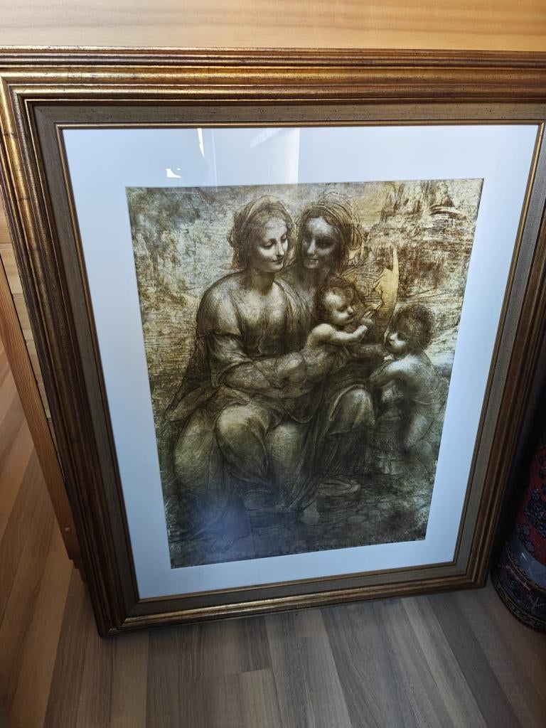 Reproductie Sint-Anna te drieën - Da Vinci, Antiek en Kunst, Ophalen