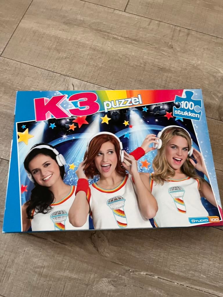 K3 puzzel 100stuks, Ophalen, Zo goed als nieuw