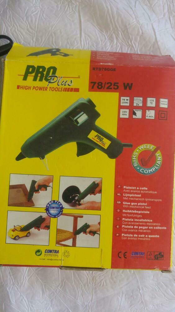 Pistolet à colle Pro plus contra belgium, Ophalen of Verzenden, Gebruikt