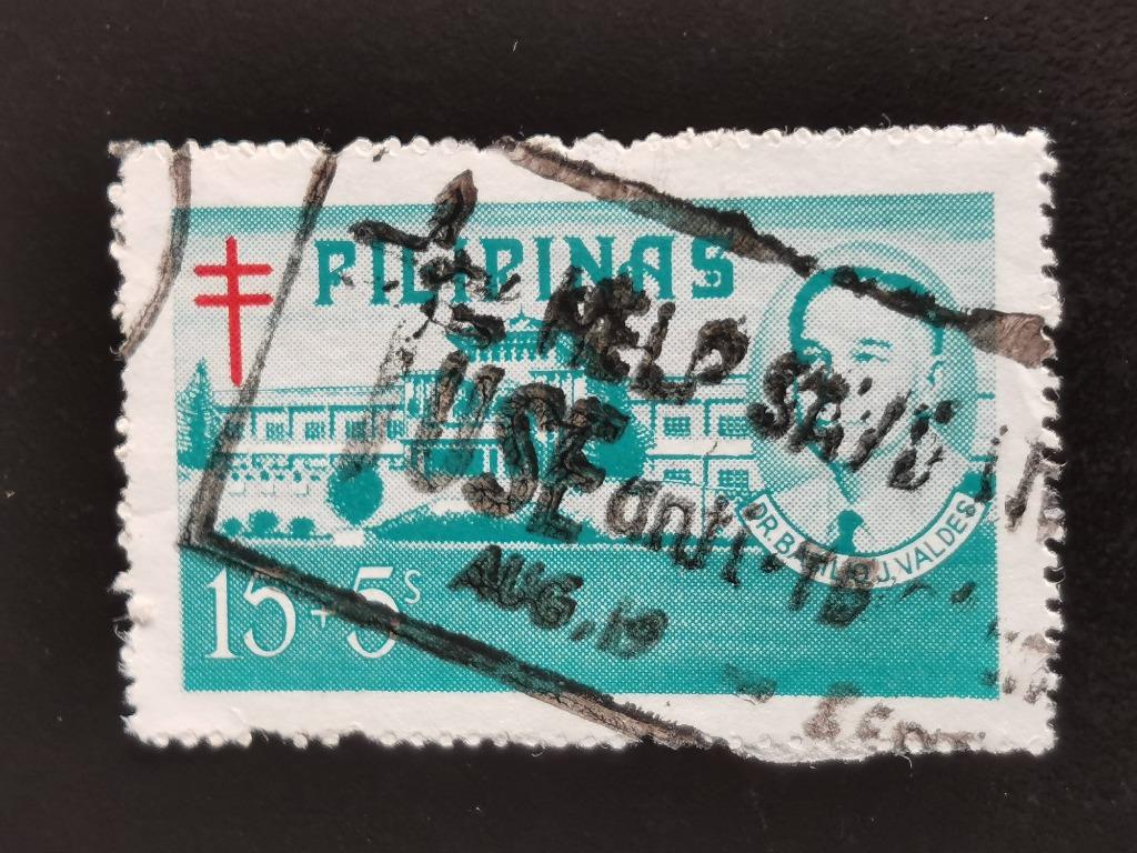 Filippijnen 1974 - Strijd tegen Tuberculose - toeslagzegel, Postzegels en Munten, Ophalen of Verzenden, Gestempeld, Zuidoost-Azië