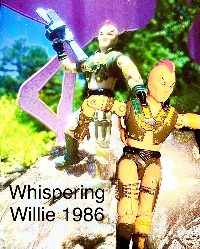 Unconventional Whispering Willie triple-headed chainsaw 1986, Ophalen of Verzenden