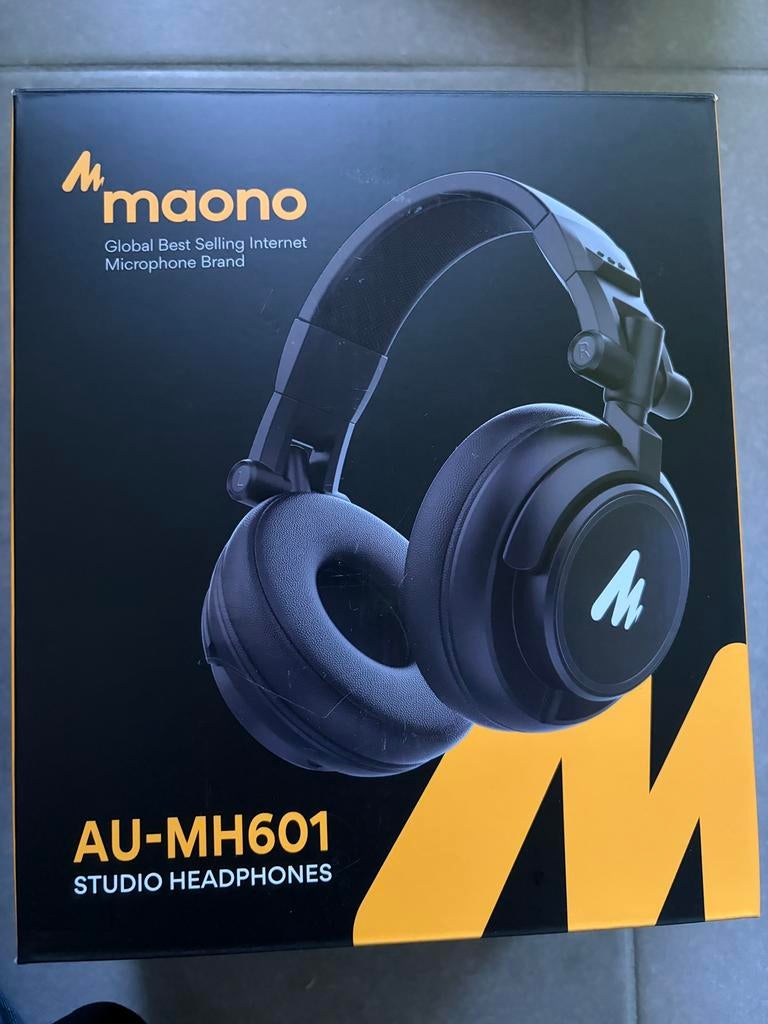 Casque de studio mono AU-MH601, Enlèvement ou Envoi, Neuf, Filaire, Over-ear