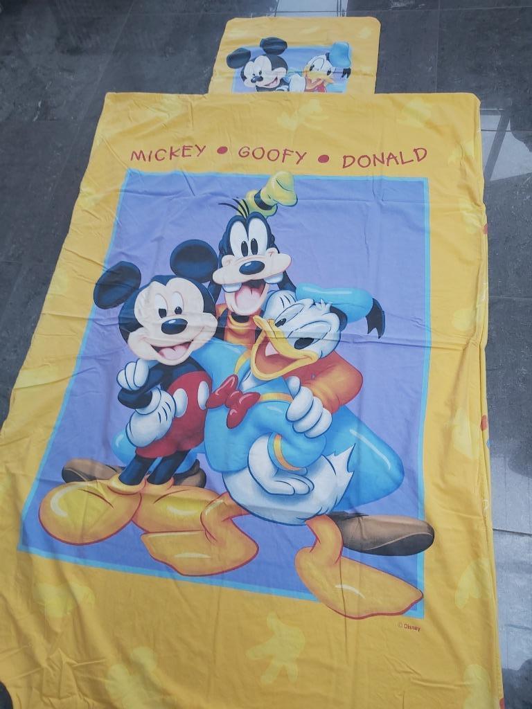 Dekbedovertrek Mickey Mouse, Gebruikt, Jongetje of Meisje, Ophalen of Verzenden, Geel