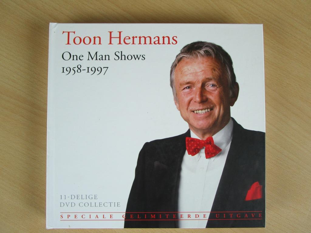 TOON HERMANS = ONE MAN SHOWS 1958-1997(11 DVD'S + BOEK), Cd's en Dvd's, Alle leeftijden, Ophalen of Verzenden, Zo goed als nieuw