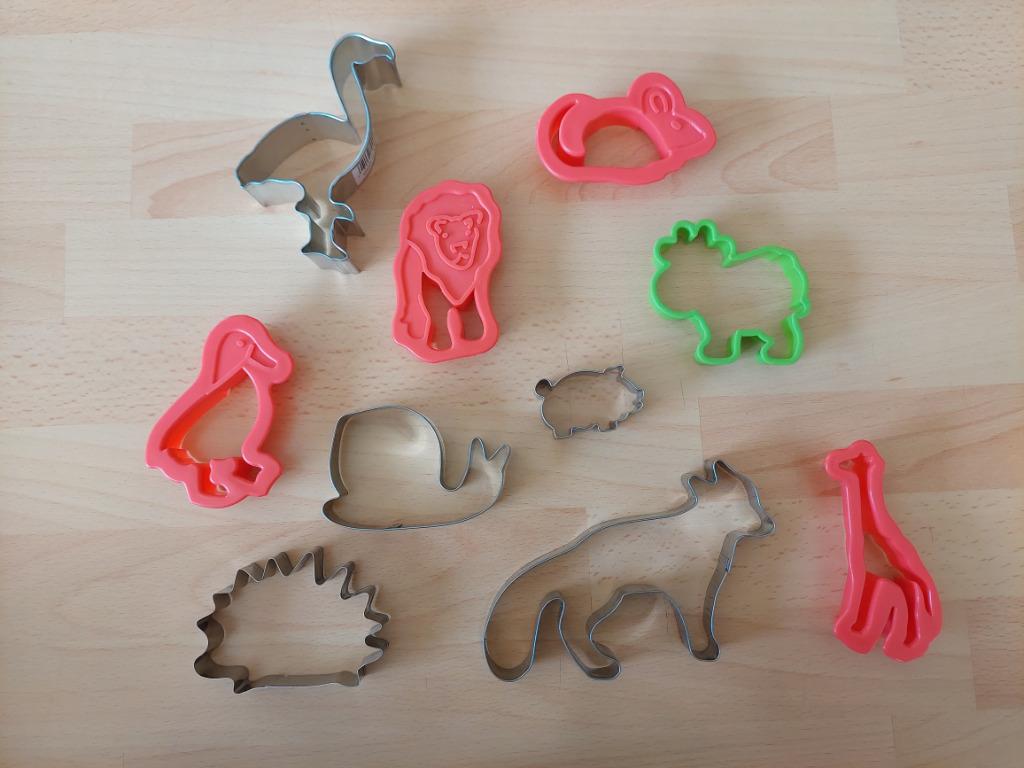 Uitsteekvormpjes dieren, Ophalen of Verzenden, Zo goed als nieuw, Taarten of Cupcakes, Overige typen