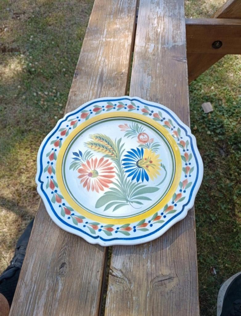 Assiette Henriot Quimper, Antiquités & Art, Enlèvement ou Envoi