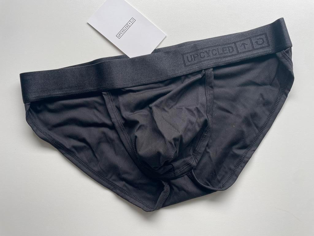 Upcycled Nylon Sport Brief New, Verzenden, Zwart, Upcycled, Slip
