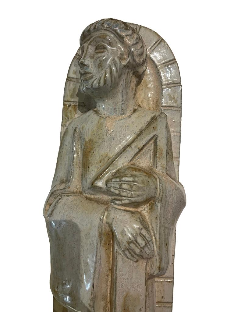 Grande statue religieuse Saint Thomas Guérin Bouffioulx - 66, Enlèvement
