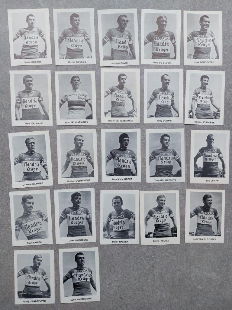 Flandria Krüger 1969 wielrenners, Verzamelen, Ophalen of Verzenden, Zo goed als nieuw, Spelerskaart