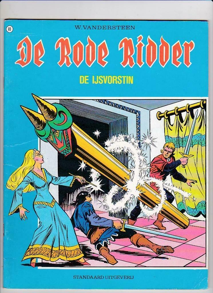 DE RODE RIDDER N°69 "DE IJSVORSTIN" - EERSTE DRUK VAN 1975, Enlèvement ou Envoi, Willy Vandersteen, Une BD, Utilisé