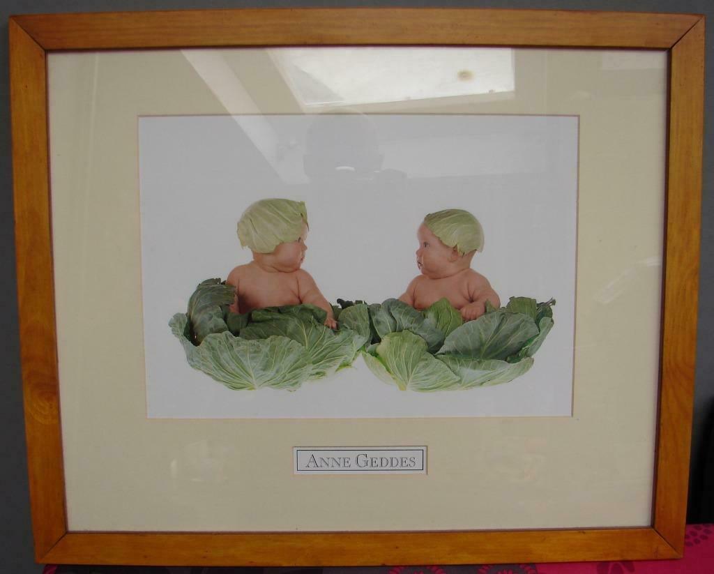 Cadre Anne GEDDES (bébé choux), Enlèvement ou Envoi, Utilisé, Bois