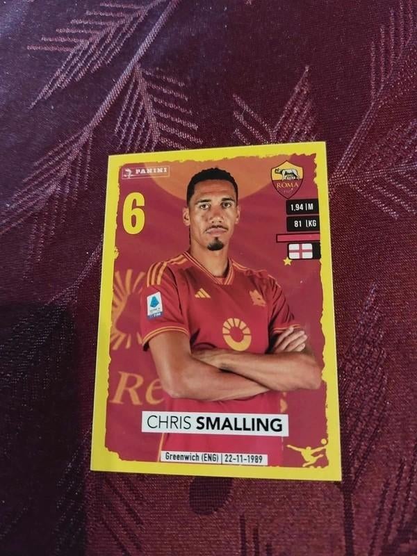 Panini / Sticker / Chris Smalling / AS Roma / 2023-2024, Verzamelen, Verzenden, Nieuw, Poster, Plaatje of Sticker