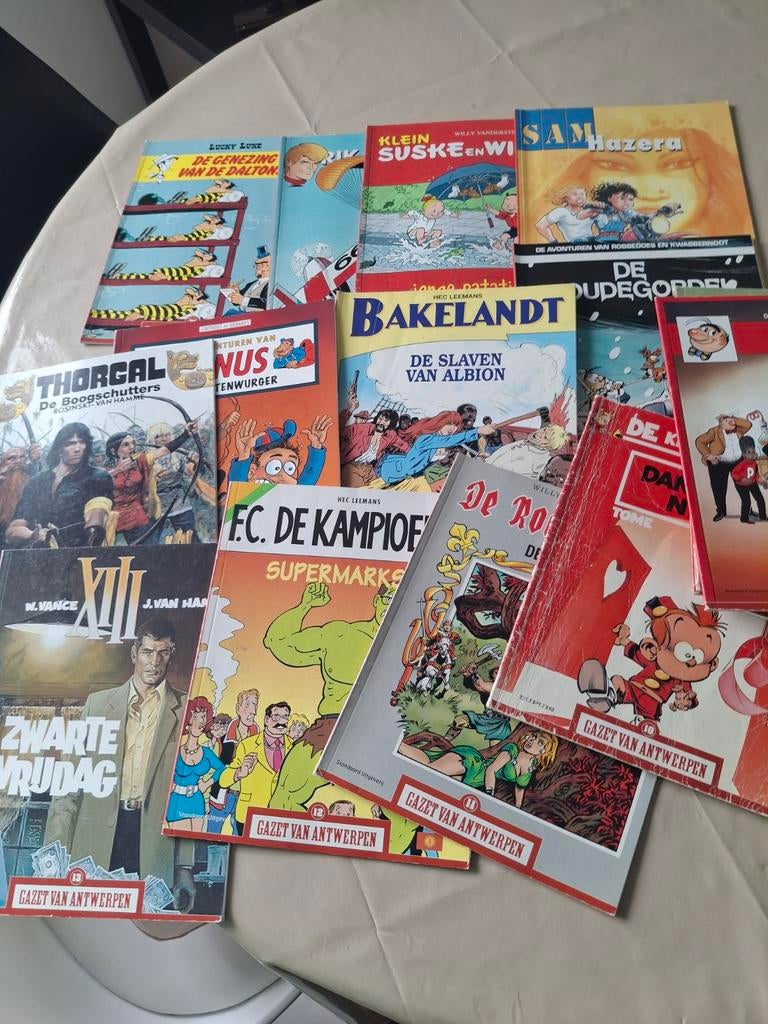 Strips gazet van antwerpen   uitzoeken 4 voor 1 euro, Ophalen of Verzenden
