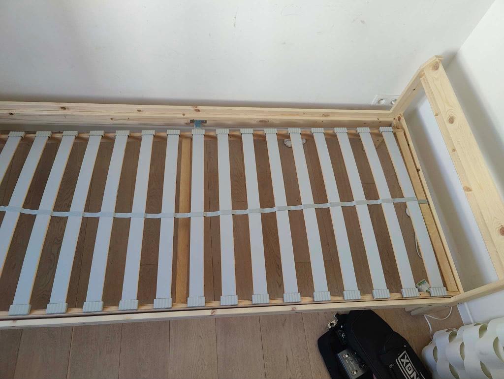 Lattenbodem 1 persoons 90 x 200 cm, Ophalen, 90 cm, Eenpersoons, Zo goed als nieuw