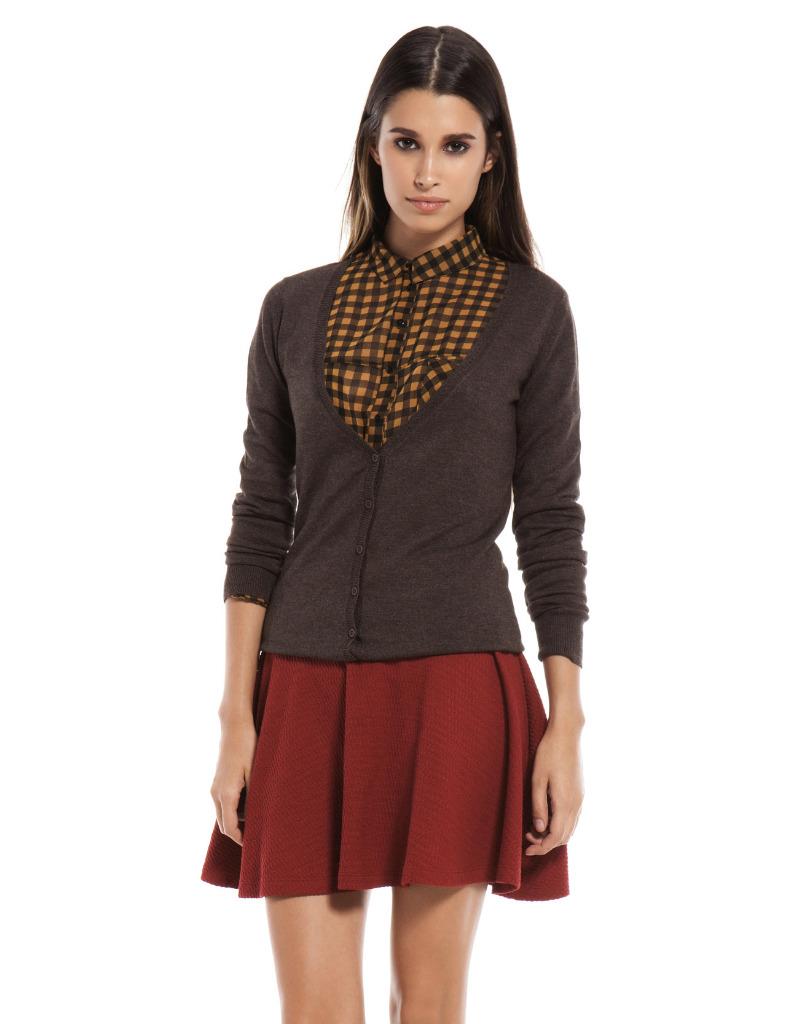 Bruine gilet van Bershka - Maat medium, Kleding | Dames, Verzenden, Bruin