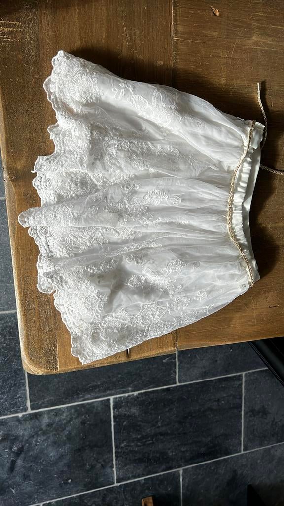 Belle jupe gitane en dentelle blanche taille 10, Robe ou Jupe, Enlèvement ou Envoi, Comme neuf, Bóboli