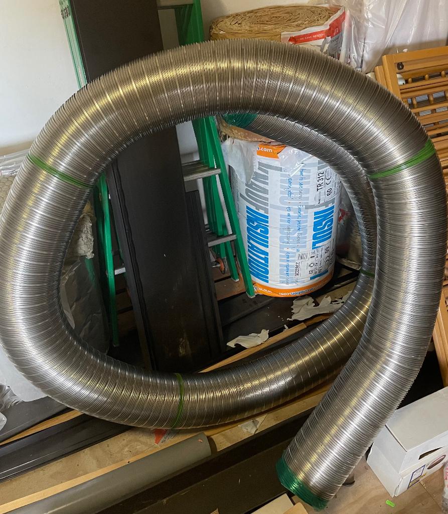 Rookkanaal flexibele buis., Huis en Inrichting, Kachels, Ophalen, Nieuw