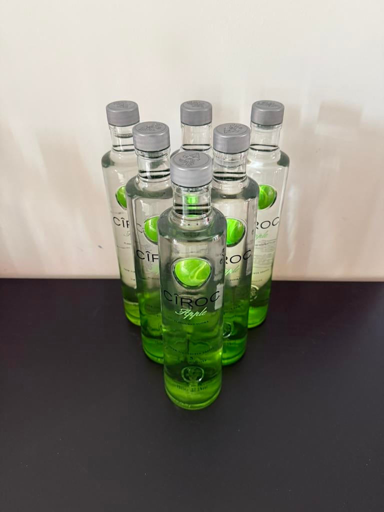 6 lege flessen Ciroc 70cl, Ophalen of Verzenden