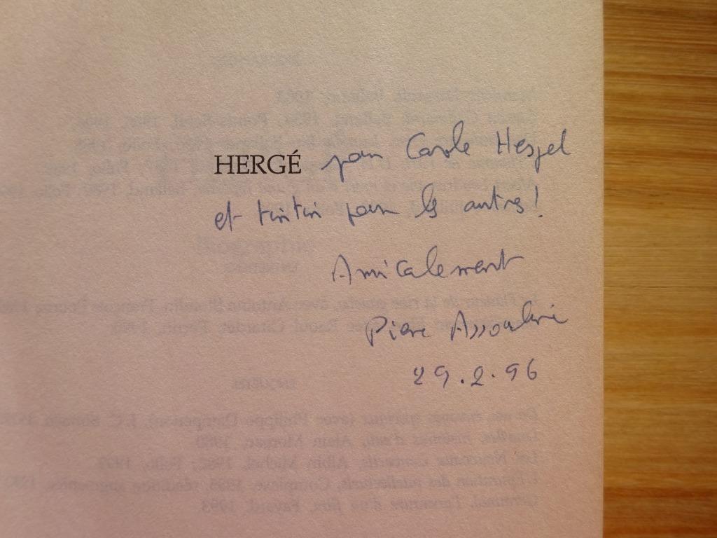 Hergé - par Pierre Assouline, 2003 éditions Plon, signé par, Livres, Enlèvement ou Envoi, Utilisé, Autres sujets/thèmes