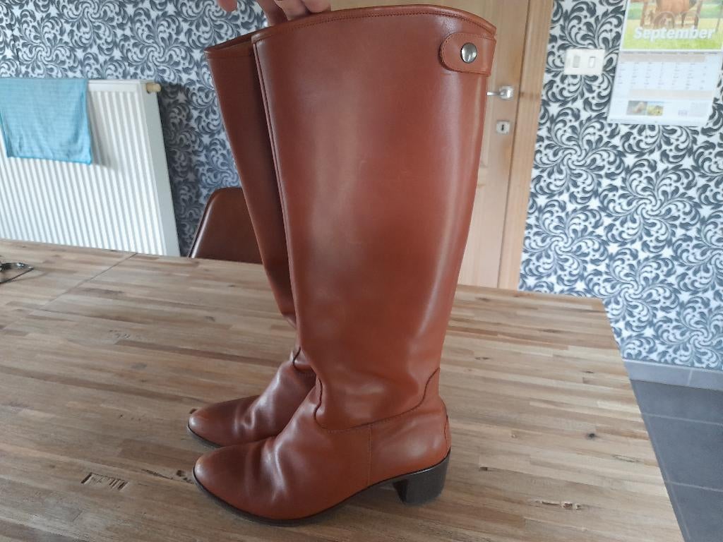 Voltan laarzen dames maat 39 1/2 bruin cognac, Kleding | Dames, Schoenen, Hoge laarzen, Bruin, Voltan, Ophalen of Verzenden