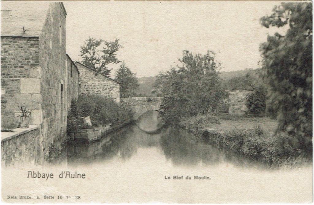 Carte postale ancienne Abbeye d'Aulne Le Blef du Moulin, Collections, Envoi, Avant 1920, Non affranchie, Liège