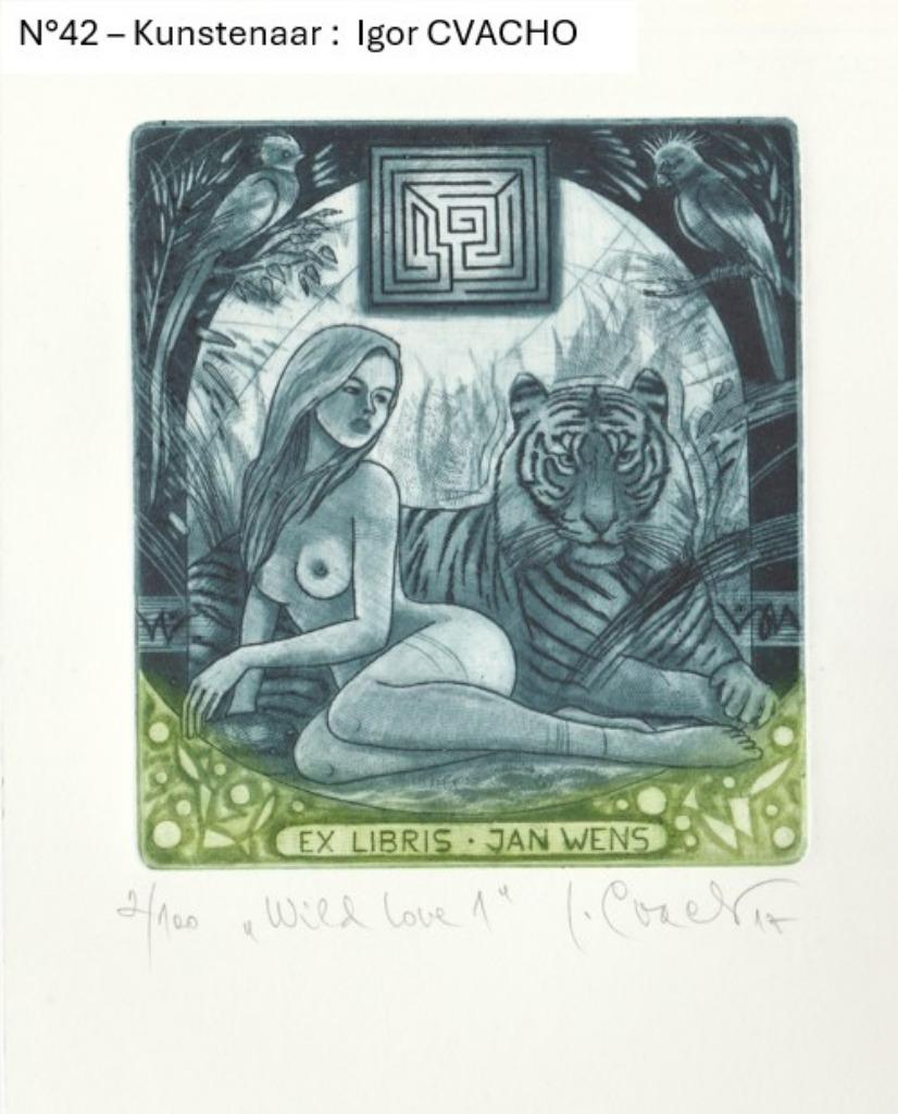 Ex Libris in ets, Ophalen of Verzenden