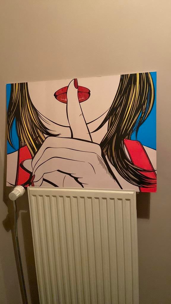 Pop-art kunstwerk door Deborah Azzopardi, Enlèvement ou Envoi