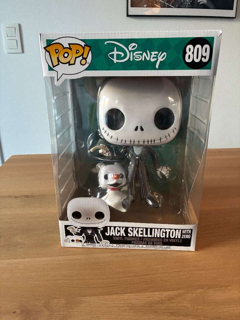 Funko POP! Disney Jack Skellington w/ Zero 809, Verzamelen, Disney, Ophalen of Verzenden, Nieuw