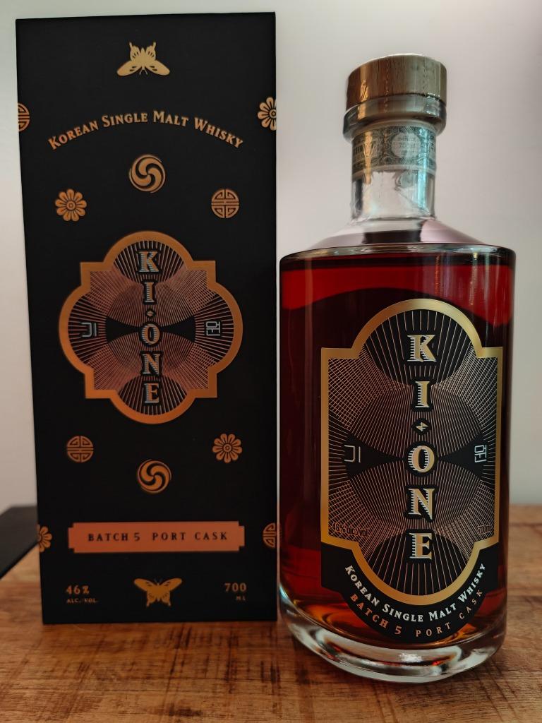 Ki One Batch 5 Port Cask Korean Single Malt Whisky  46% 70cl, Overige gebieden, Overige typen, Nieuw, Ophalen of Verzenden