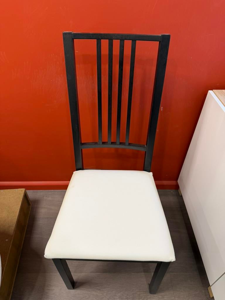 6x Eetkamerstoelen Ikea Börje 6 stuks, Huis en Inrichting, Stoelen, Ophalen, Gebruikt, Zwart, Stof