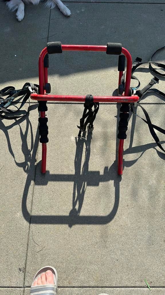 Fietsenrek - rood, Enlèvement, Utilisé