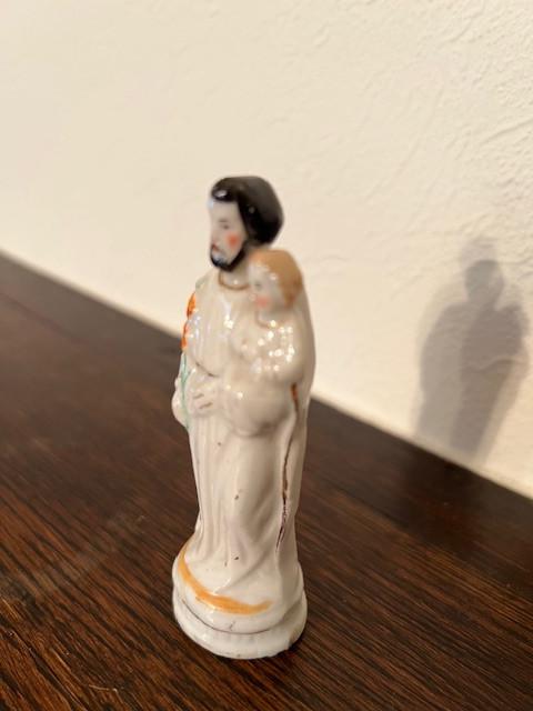 Antonius met Jesus, miniatuur beeldje, Ophalen, Beeld(je)