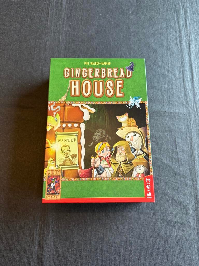 Gezelschapsspel 999 Games Gingerbread House, Hobby en Vrije tijd, Drie of vier spelers, Ophalen, Gebruikt, 999 Games