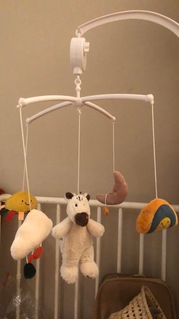 Muziek mobiel zonder batterij, Kinderen en Baby's, Ophalen, Zo goed als nieuw
