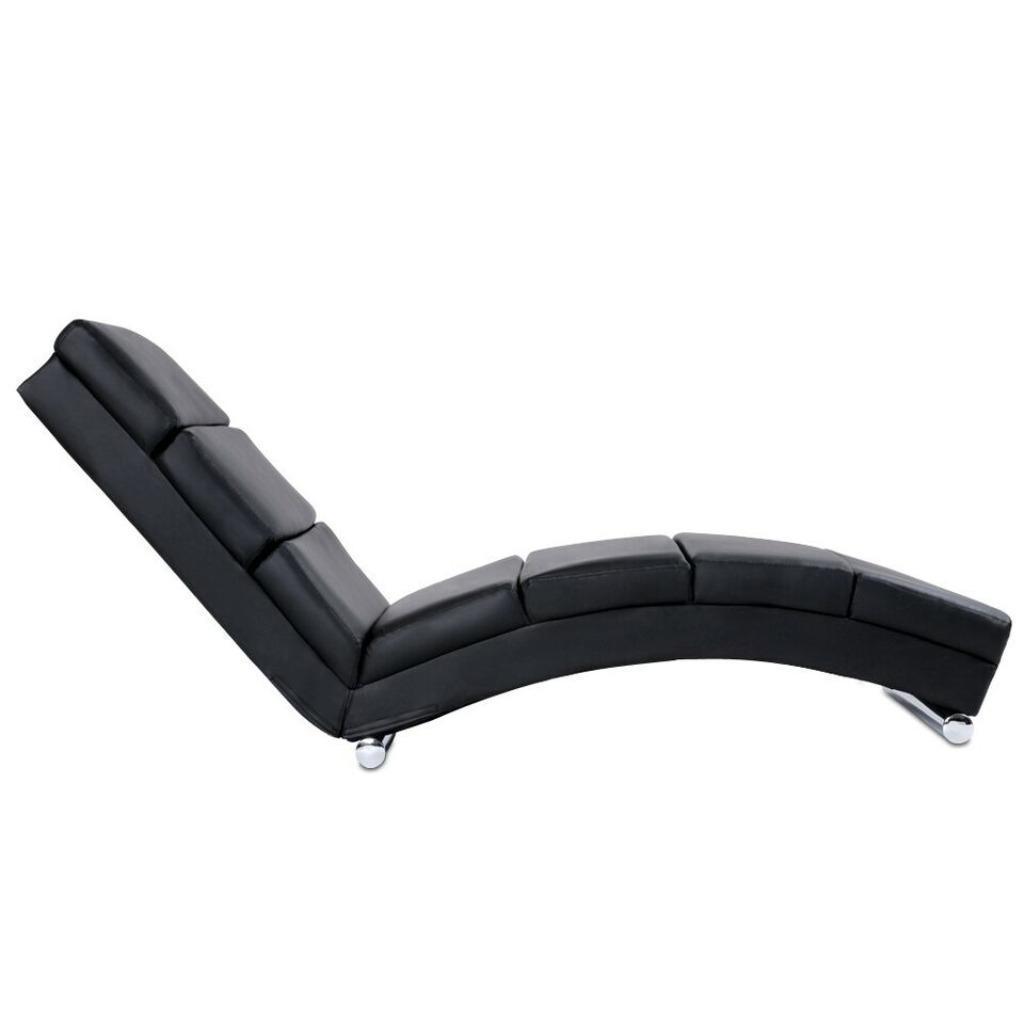 Relaxstoel leunstoel fauteuil kunstleer polyester ligbank, Enlèvement, Neuf