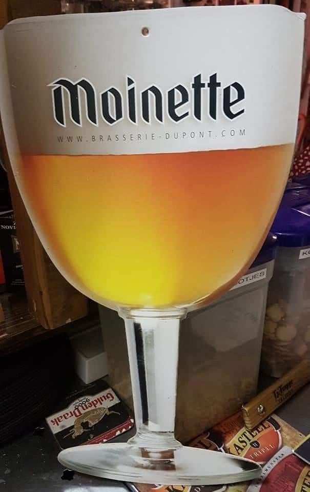 Publiciteitsbord Moinette, Ophalen of Verzenden, Zo goed als nieuw