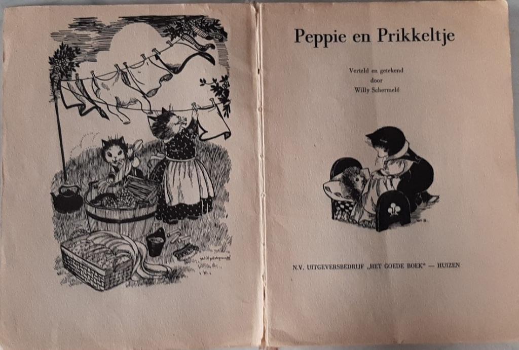 Peppie en Prikkeltje, Boeken, Gelezen, Fictie algemeen, Willy Schermelé, Ophalen of Verzenden