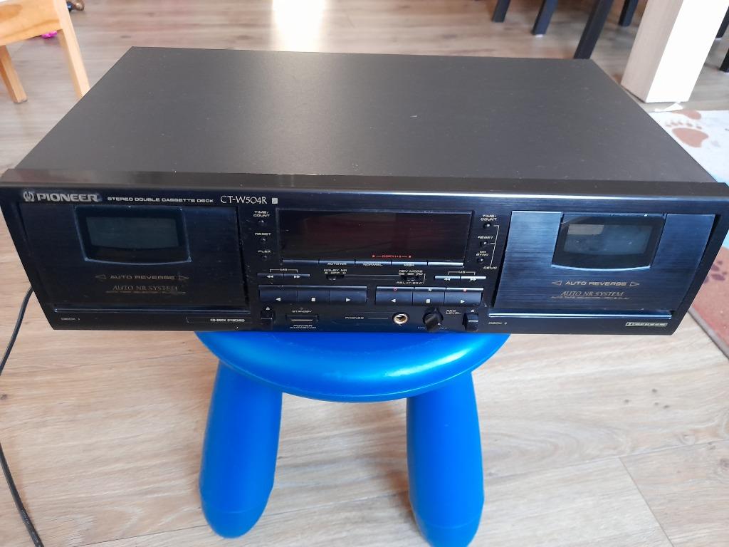 PIONEER dubbeldeks hifi-cassettes, professioneel, Audio, Tv en Foto, Cassettedecks, Ophalen of Verzenden, Dubbel, Overige merken