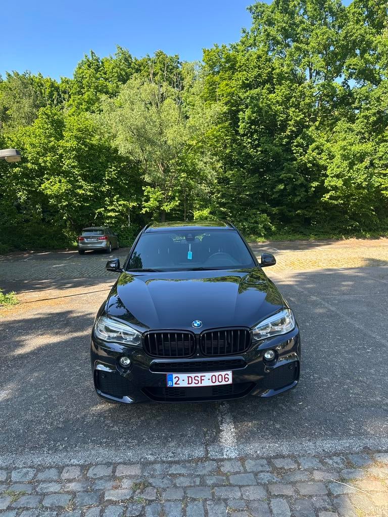 BMW X5 i40, Auto's, BMW, Automaat, Zwart, Te koop, Leder en Alcantara