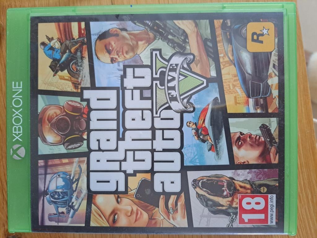 XBOX One GTA five grand teft auto V, Games en Spelcomputers, Ophalen, Zo goed als nieuw, Avontuur en Actie, Vanaf 18 jaar