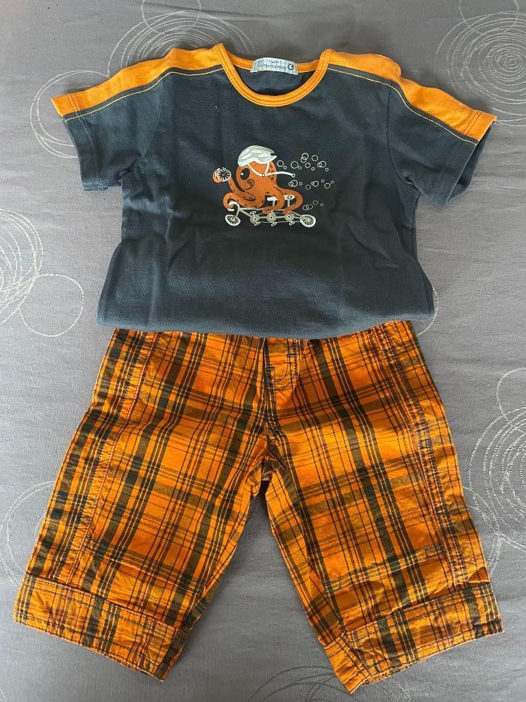 Baby chemise + pantalon Gymp pour enfants 86-92 NOUVEAU, Enlèvement, Neuf, Garçon ou Fille, Pantalon