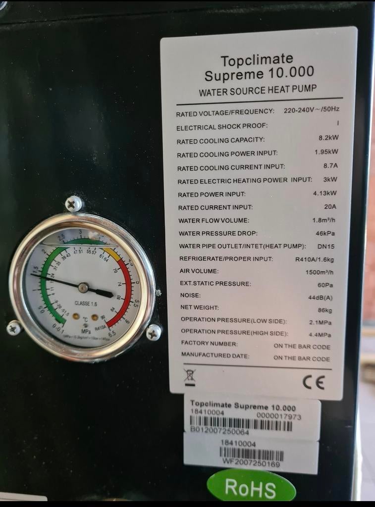 Topclimate Airco Supreme 10000, Electroménager, Climatiseurs