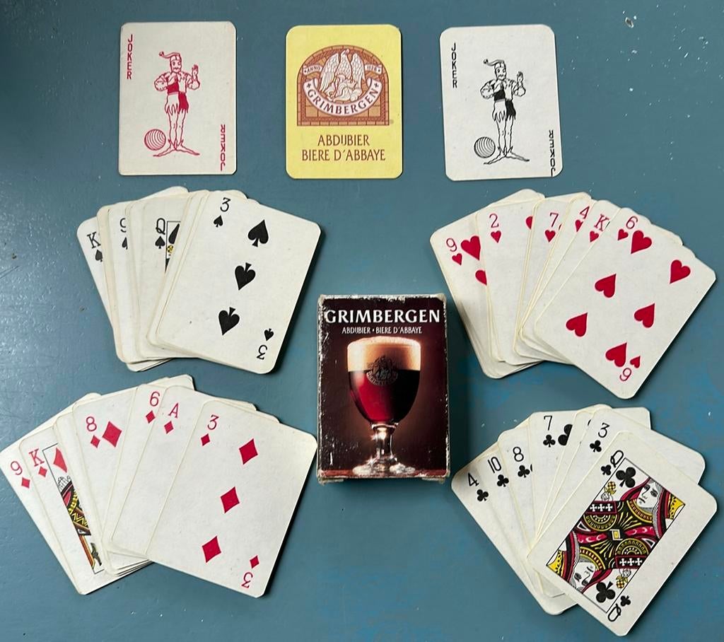 Abdijbier Grimbergen kaartspel, Verzamelen, Speelkaarten, Jokers en Kwartetten, Ophalen of Verzenden, Gebruikt, Speelkaart(en)