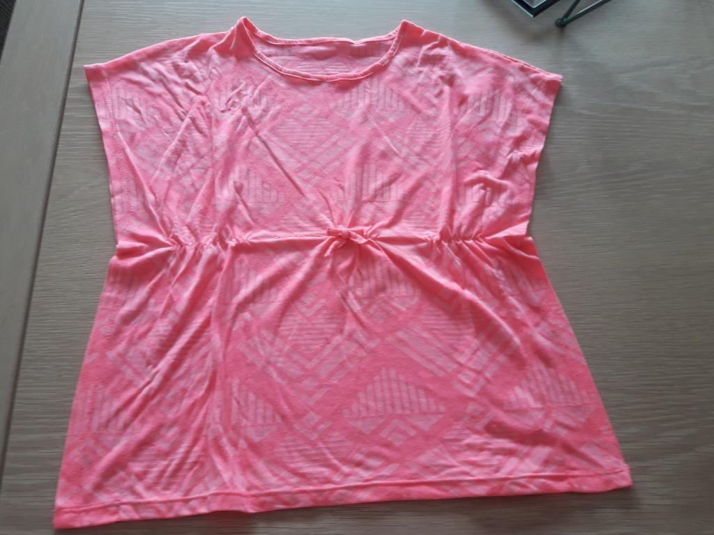 Robe de plage rose pour filles - Taille 116/122 Vêtements d', Enlèvement ou Envoi, Chemise ou À manches longues, Comme neuf, Beach Wear