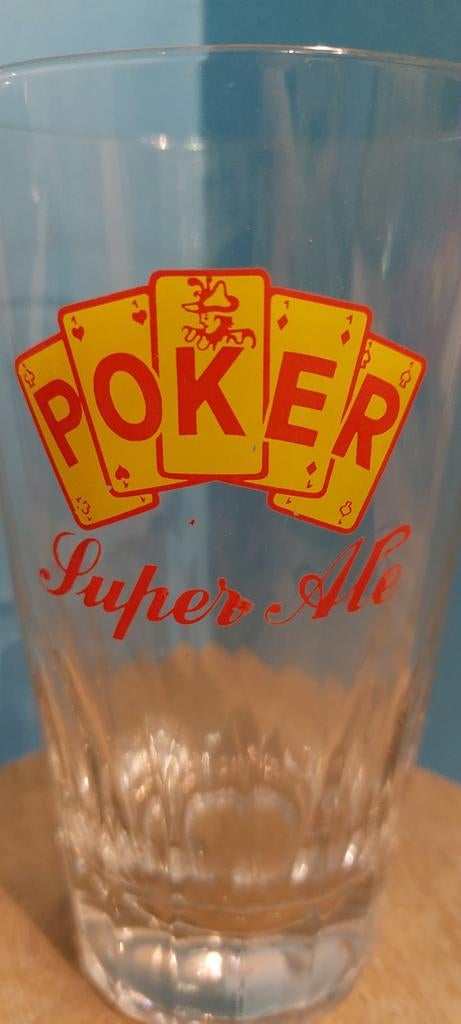 POKER Super Ale Cousin & De Rauw à Frameries Hainaut, Enlèvement ou Envoi, Comme neuf, Verre ou Verres, Autres marques