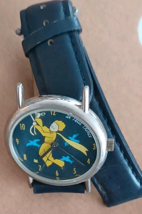 Montre collection le Petit Prince 1999 St Exupéry . - Montre, Montre-bracelet, Autres marques, Cuir, Acier