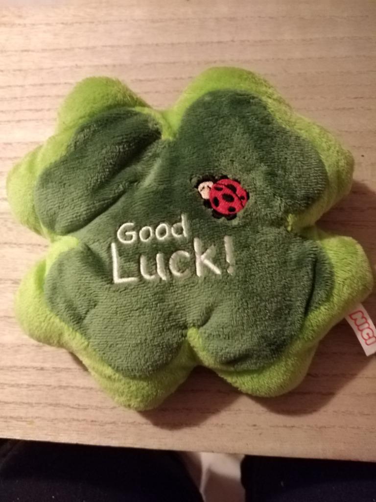 kussentje nici good luck(doos 45), Kinderen en Baby's, Speelgoed | Knuffels en Pluche, Ophalen of Verzenden, Nieuw