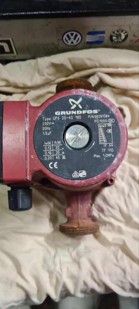 Pompe de circulation GRUNDFOS, Enlèvement