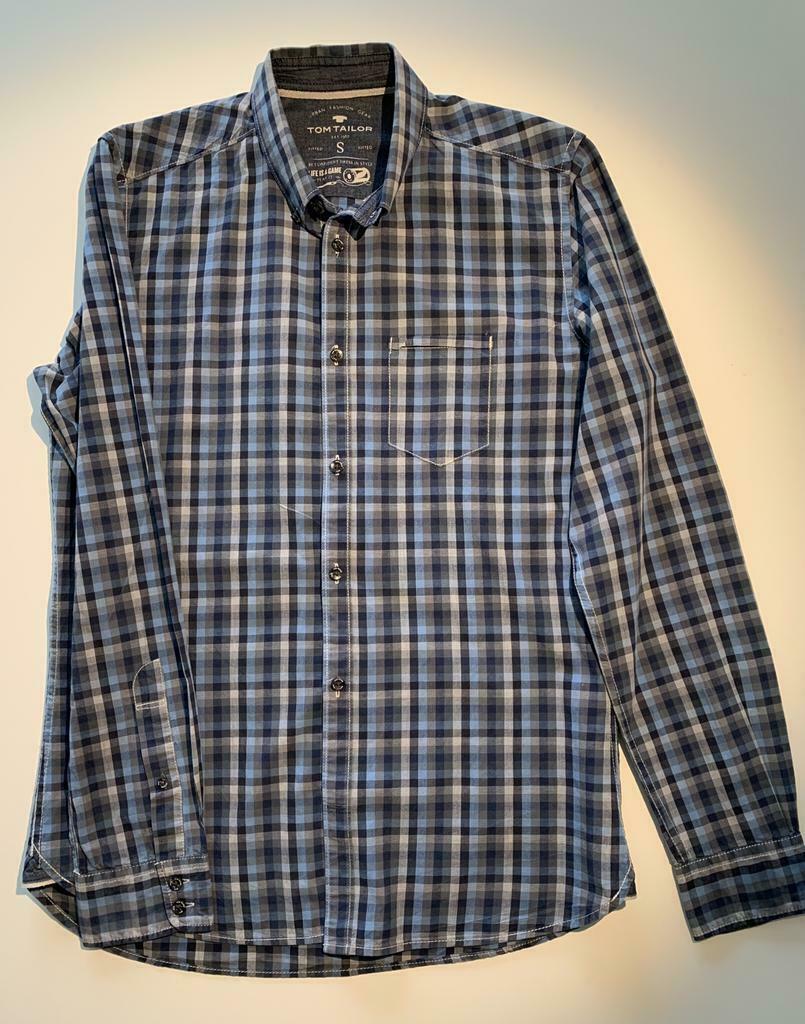 Hemd Tom Tailor S, Ophalen of Verzenden, Zo goed als nieuw, Blauw, Tom Tailor